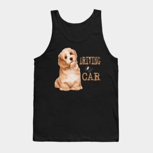 Dogs driving a CAR Tank Top